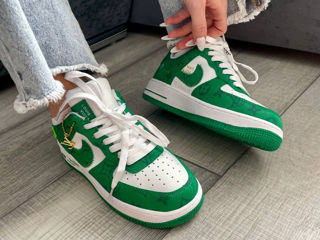 Nike Air Force 1 Low x Louis Vuitton By Virgil Abloh White/Green Women's foto 8