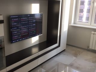 Установка телевизоров на стену. Instalare televizor pe perete. Instalare suport tv pe perete. foto 3