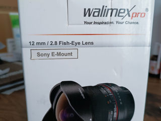 Walimexpro 12 MM/2.8 Fish Eye for  Sony e