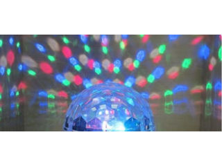 Lampă disco rotativă LED RGB 3W pentru o vacanță 220419-6 foto 3