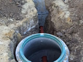 Inele de beton burlane pentru fintini бетонные кольца Sapam canalizare apeduct foto 1