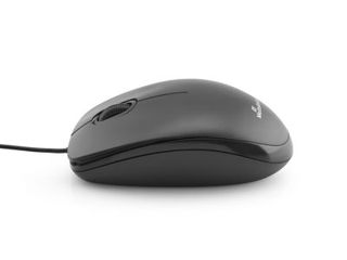 MediaRange Wired 3-button optical mouse, silent-click, black foto 2