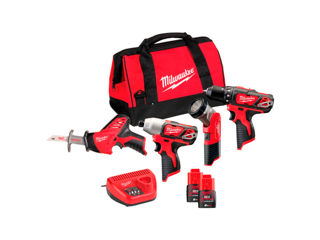Аккумуляторный набор инструментов Milwaukee M12BPP4A-202B