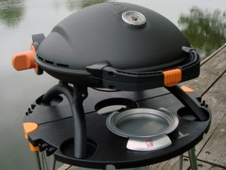 Grătar pe gaz O-GRILL 900T, Negru