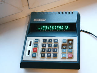 Калькулятор IME 601 сетевой, Италия 1980 foto 1