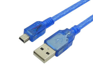 Продаю USB 2,0 A папа-мини 5 Pin B кабель для зарядки и передачи данных. Новый. 3 м