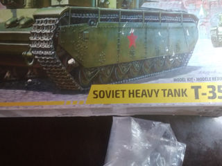Продается советский тяжелый танк т35 сухопутный линкорн сталина масштаб 1:35 сборная модель