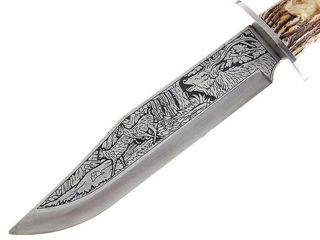 Нож сувенирный "На лосиных рогах" foto 3