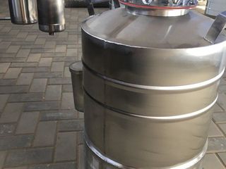 Aparat de țuică cu fund dublu de la 70l pina la 1000l din inox alimentar, самогонный аппарат foto 8