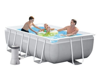 Intex Piscină 400x200x100cm, 6836L, cadru metalic+ pompă+ scară - livrare, credit !!! foto 7