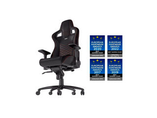 Геймерское кресло - «noblechairs epic nbl-pu-red-002 black/red» foto 3