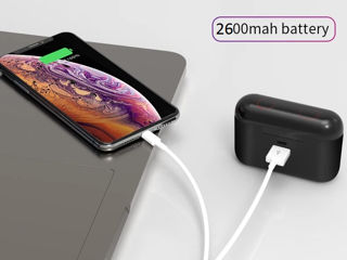 Беспроводные наушники HBQ-Q32 TWS Bluetooth V5.0 с зарядным кейсом и функцией Power Bank фото 2