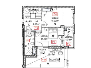 Apartament cu 4 camere, 127 m², Râșcani, Chișinău foto 4