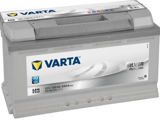 Acumulator Varta Silver Dynamic H3 100Ah 830 - Garantie 2 ani! фото 1