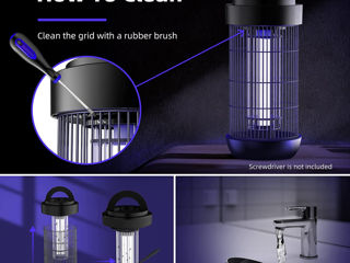 Lampa Mare LED Fly Bug Insect Killer Lampa anti insecte ucigașă împotriva țânțarilor Lampă LED foto 8