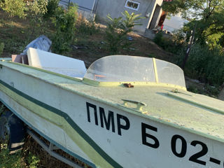 Vind barca de aliuminiu in stare buna, pentru vinatoare  e taman ce trebuie. Se vinde si aparte foto 1