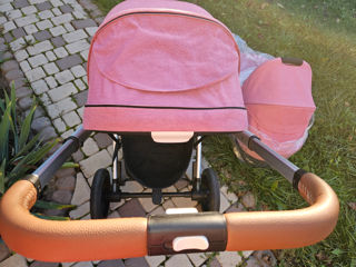 Cybex Balios S Lux SLV 2 в 1 Magnolia Pink на шасси SLV foto 5