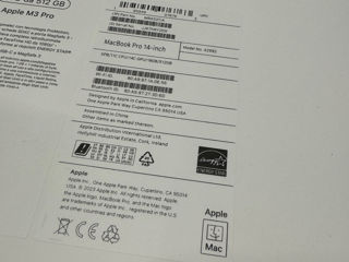 MacBook Pro 14 M3 Pro 18gb Ram 512gb Space Black Sigilat Original Garantie Apple foto 3