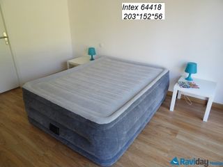 Надувная  кровать INTEX 64418 (152x203x56 СМ.) со встроенным электронасосом foto 3