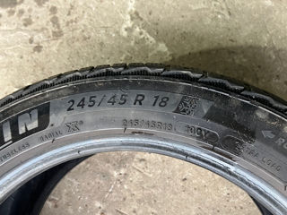 Продам 2 б.у шины 245/45 R18 Michelin Alpin 5 winter фото 5
