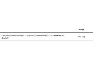Arginine (750 mg) 90 caps natur foto 2