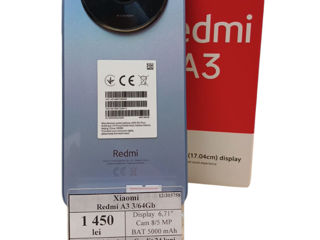 Xiaomi Redmi A3  3/64Gb   1 450 Lei