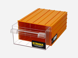 Boxă depozitare, plastic (negru) rtrmax / ящик для хранения, пластиковый (черный) rtrmax foto 3