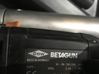 Dow BETAGUN 3 Instrument electric de dozare pentru cartușe duble 2k 230V hilti пистолет герметика foto 2