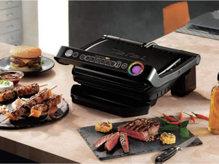 Gratar electric tefal optigrill+ gc712834, 2000w, 6 programe automate, negru