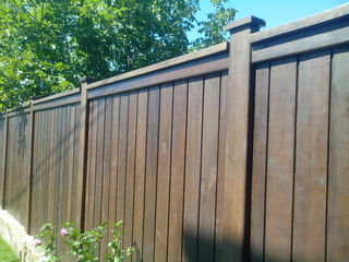 Gard din lemn porti din lemn foto 4
