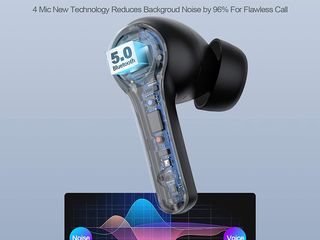 Casti Wireless Bluetooth 5.0 With Super HD HiFi Stereo IPX7 foto 5