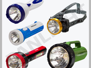 Lanterne led puternice, panlight, iluminarea led, lanterna, lanterna frontala, lanterna acumulator foto 1