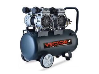 Безмасляные компрессор Vector 1390Wx2 50L -Universalmag foto 1