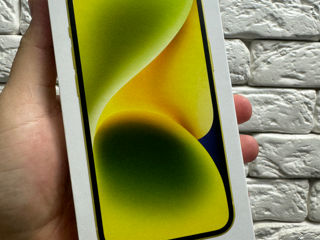 Vind iPhone 14 256Gb Yellow , NOU , Neactivat , Garantie 1 An