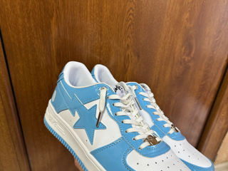 Bape sta blue and white