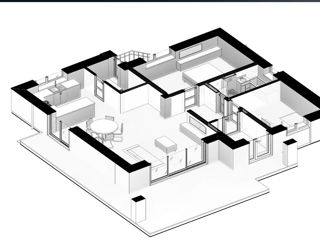 Casă individuală modernă, tip P, proiecte de case, arhitectura, inginer, renovare, construcții foto 6