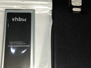 Оригинальный аккумулятор для Samsung Galaxy Note 4 N910, N910f , EB-BN910BBE 6000 мАч foto 2