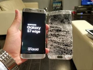 Schimbarea profesionala a sticlei Samsung Galaxy S6 S6 edge S7 edge foto 3
