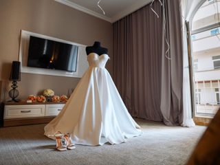 Свадебное платье (Rochie de mireasa) ,шикарное не венчанное foto 4