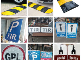 Indicatoare rutiere, tablite, placuțe, autobariere /дорожные знаки, таблички, конусы, автобарьеры foto 19
