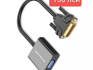 Кабель-переходник адаптер VGA to HDMI +audio+ доп питание foto 20