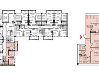 Apartament cu 2 camere, 63 m², Centru, Bacioi, Chișinău mun. foto 7