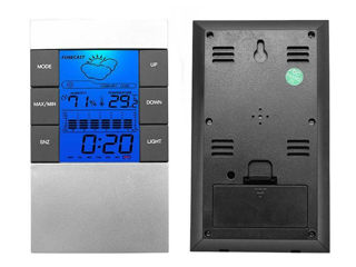 Часы=Измеритель влажности комнаты и температуры в помещении=LCD. Цифровой термометр. Гигрометр. foto 6