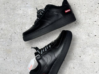 Nike air force 1 & supreme (black)