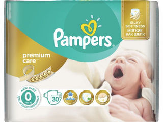 Pampers Scutece Premium Care 0, 1- 2.5 Kg, 30 Buc. foto 1