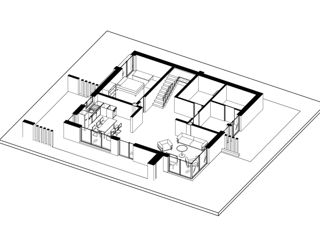 Casă de locuit individuală cu 2 niveluri / stil modern  / 237.7 / proiecte / arhitect / 3D foto 5