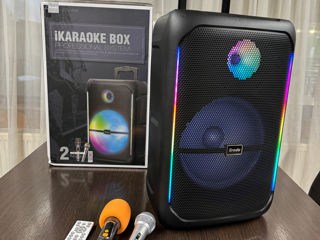 Boxe noi de 80W , bluetooth , karaoke , 2 microfoane ! Livram ! foto 3