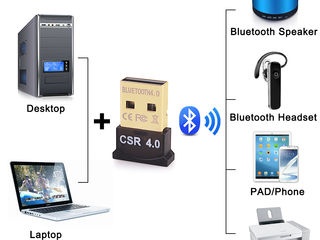 USB Bluetooth Adapter - 70 лей foto 2