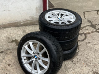 Vând jante BMW R17 cu anvelope de iarna 225/55 foto 2