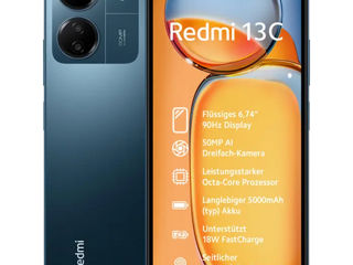 Redmi 13C  6/128 ,8/256gb ,sigilate , Black , Blue foto 2